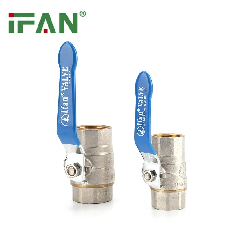 Ifan 81051 Xiav Ntev Tuav Nrig Brass Pob Valve